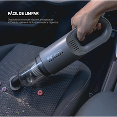 Aspirador de Pó Automotivo WAP CAR 12V2 Portátil com Filtro HEPA para Carro