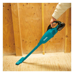Aspirador de Pó 500ML Sem Fio 18V Com Bateria Carregador Mangueira Bolsa Bicos DCL282FRF Makita