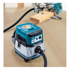 Aspirador de Pó 8L Sem Fio 36V Com AWS Filtro HEPA 10 Sacos Coletores Acessórios DVC867LZX1 Makita - Guimepa