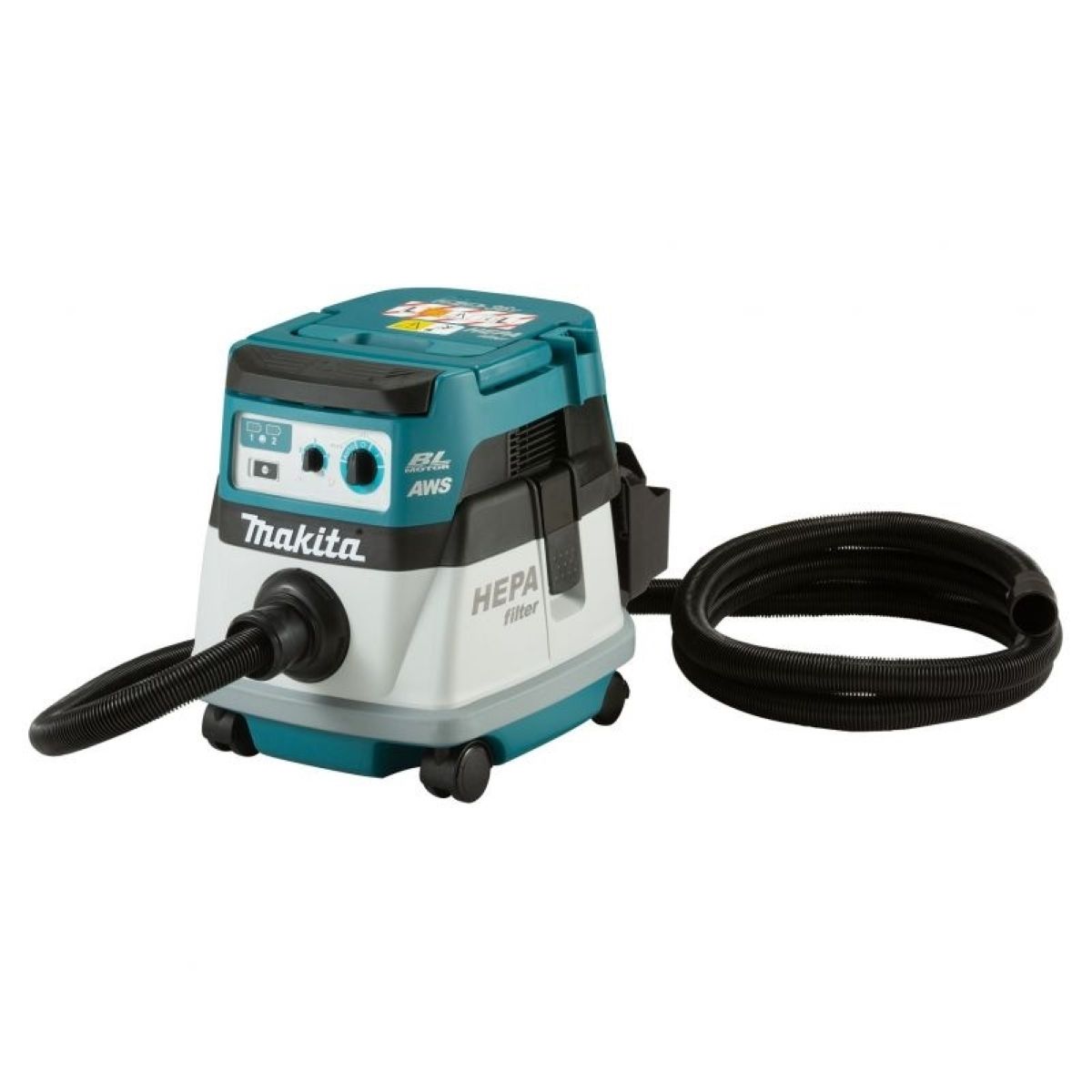 Aspirador de Pó 8L Sem Fio 36V Com AWS Filtro HEPA 10 Sacos Coletores Acessórios DVC867LZX1 Makita - Guimepa