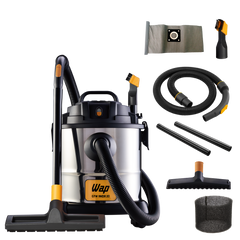 Aspirador de Pó e Água WAP GTW Inox 20 1600W Bico Canto e Escova 127V