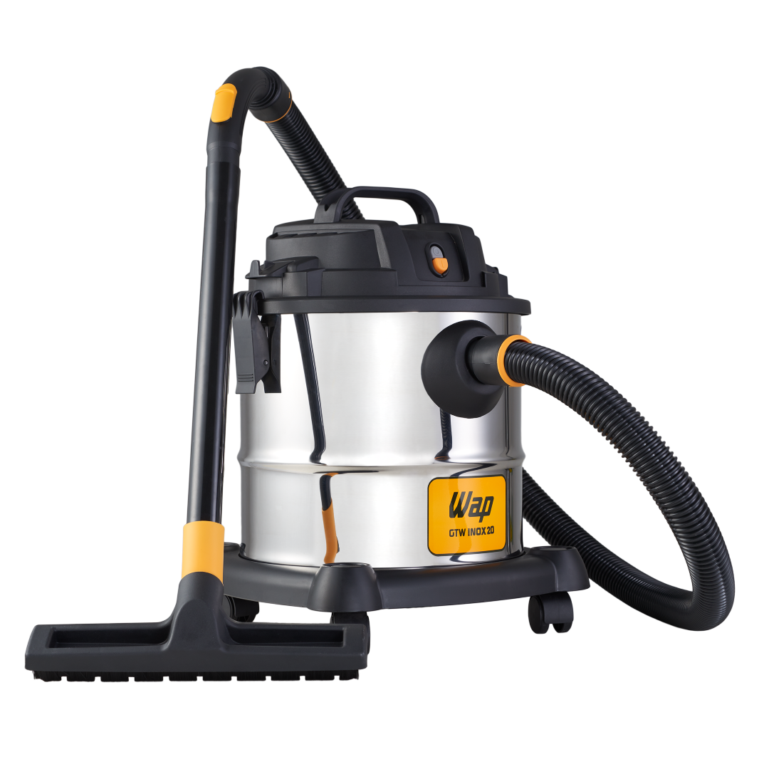 Aspirador de Pó e Água WAP GTW Inox 20 1600W Bico Canto e Escova 220V - Guimepa