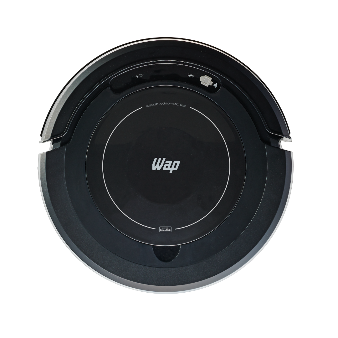 Robô Aspirador WAP ROBOT W100 Sensores Antiqueda e Anticolisão Carregador Bivolt - Guimepa