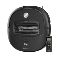 Robô Aspirador Inteligente WAP WSMART Controle Remoto, Varre Aspira e Passa Pano