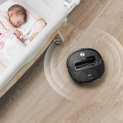 Robô Aspirador Inteligente WAP WSMART Controle Remoto, Varre Aspira e Passa Pano