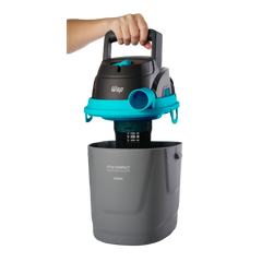 Aspirador de Pó e Água Portátil 1400W 150 mbar 5,5 litros Pequeno e Potente com Soprador WAP GTW COMPACT 127V