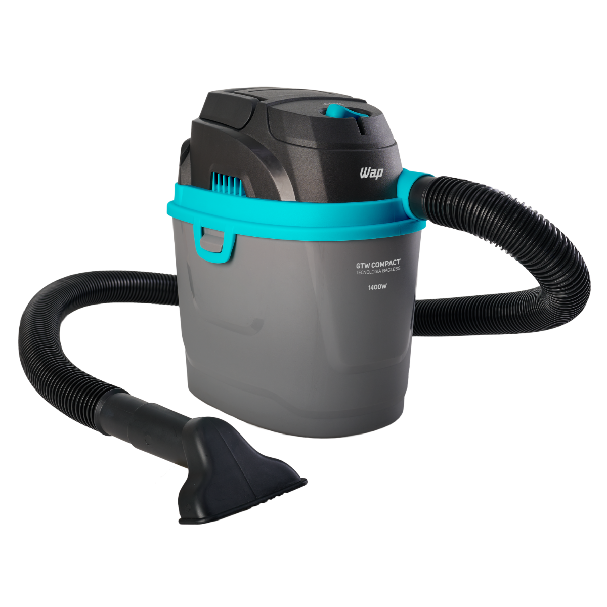 Aspirador de Pó e Água Portátil 1400W 150 mbar 5,5 litros Pequeno e Potente com Soprador WAP GTW COMPACT 220V