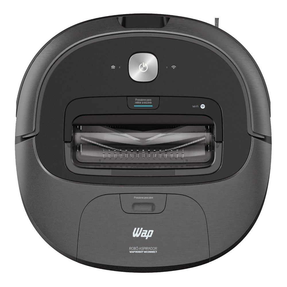 Aspirador de Pó Robô WAP WCONNECT Controle de Voz, Retorna para Base Bivolt
