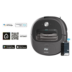 Aspirador de Pó Robô WAP WCONNECT Controle de Voz, Retorna para Base Bivolt