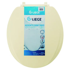 Assento Sanitário Almofadado Bege Liege