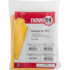 Avental pvc 1,20x0,70 amarelo kp400 - Nove54