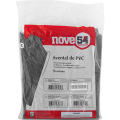 Avental pvc 1,20x0,70 com forro preto Nove54