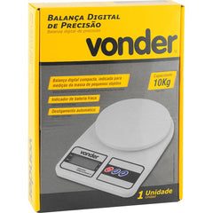Balança Digital de Precisão 10 Kg Vonder