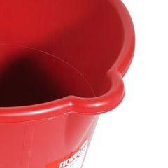 Balde de plástico extraforte 12 litros vermelho Nove54