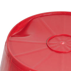 Balde de plástico extraforte 12 litros vermelho Nove54