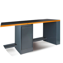 Bancada de Trabalho Dupla 4 Metros com Apoio Central Revestida em PVC Anti-choque C55BG-D4 Beta
