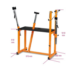 Bancada de Trabalho Oficina Top para Manutenção em Bicicletas Laranja 3912TP Beta