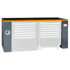 Bancada Trabalho 2M Tomadas Elétricas Enrolador Revestimento PVC Anti-choque Riscos C55PRO BO/2 Beta