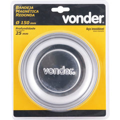 Bandeja magnética redonda 150mm Vonder