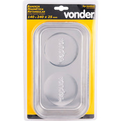 Bandeja magnética retangular 140X240MM Vonder