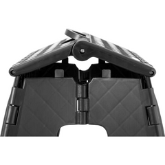 Banqueta Plástica Dobrável 360 mm Preta Vonder