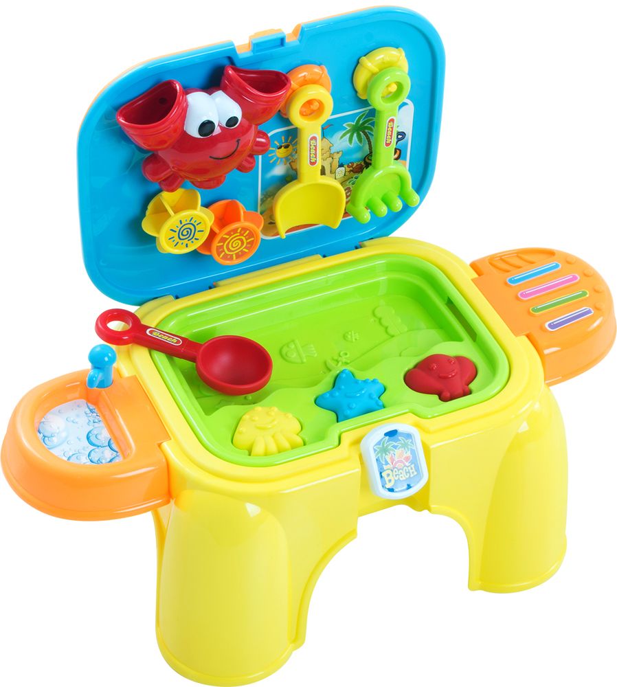 Banquinho infantil praia c/ 9 acessórios de praia Bel Brink