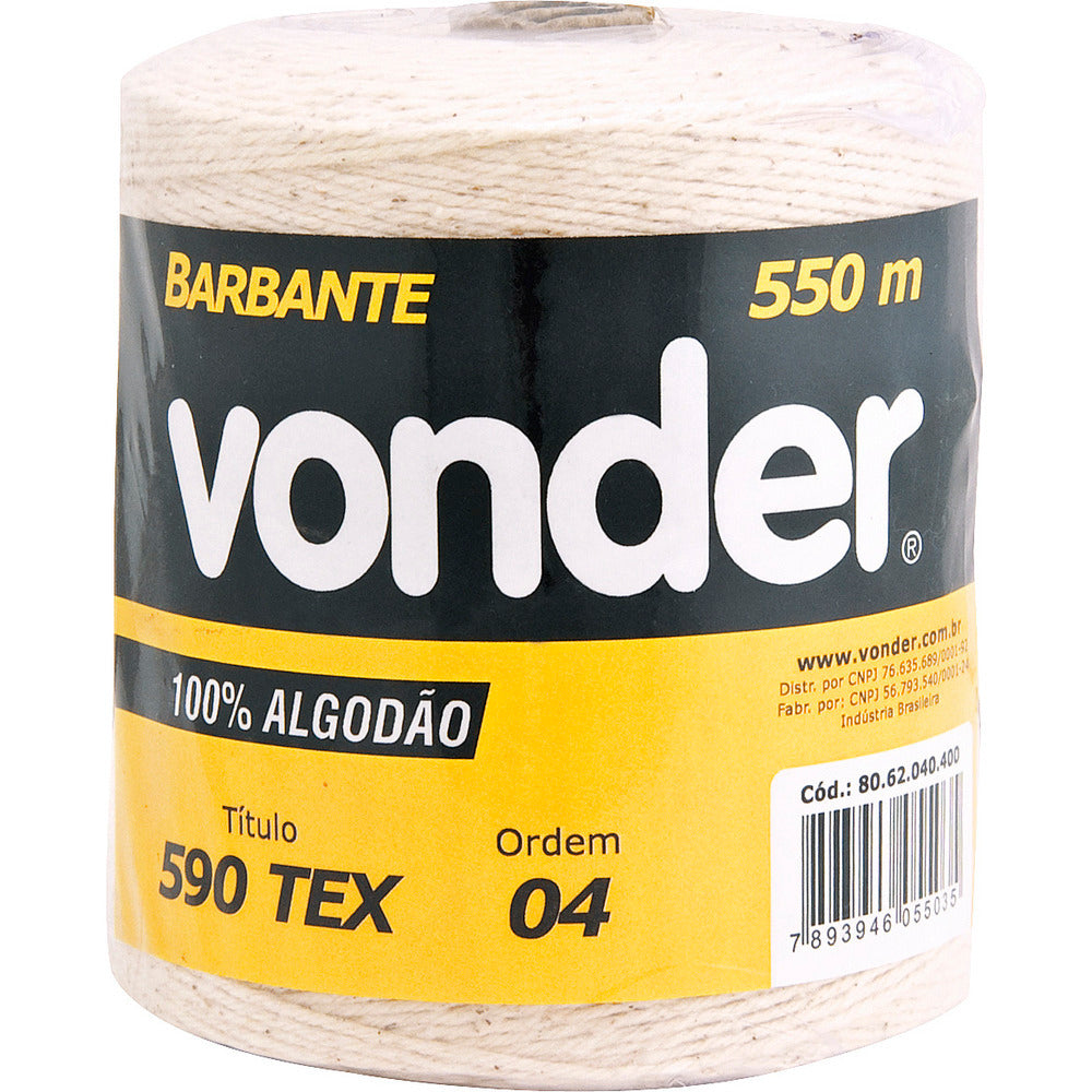 Barbante algodao 4x8 270 metros Vonder