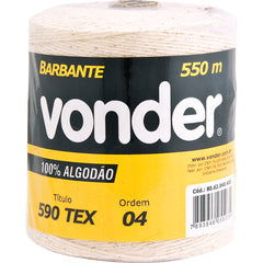 Barbante algodao 4x8 270 metros Vonder