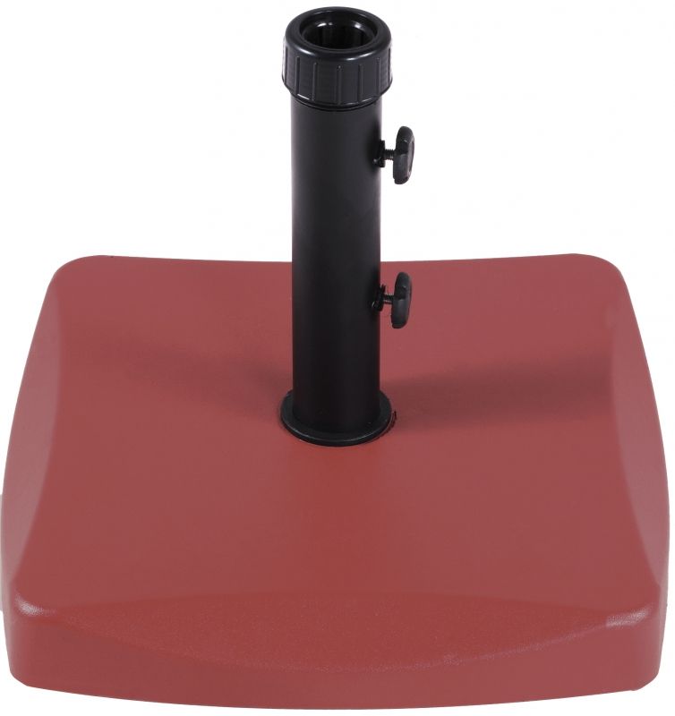 Base Para Ombrellone Em Concreto Expandido Quadrado 25kg Ver