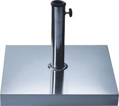Base Ombrellone Concreto Quad Inox 40kg c Roda Bel Lazer