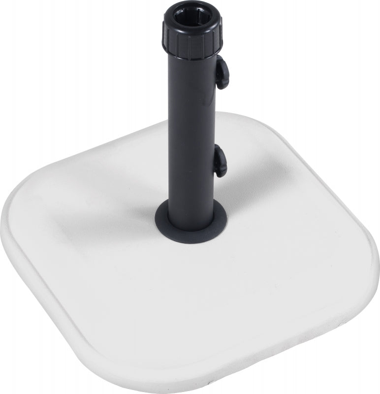 Base ombrellone em concreto quadrada 11kg branco - Bel Lazer