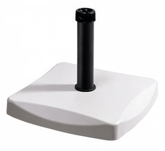 Base ombrellone em concreto quadrada 25kg branco - Bel Lazer