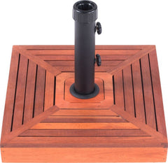 Base para ombrellone revestida em madeira 25kg - Bel Lazer