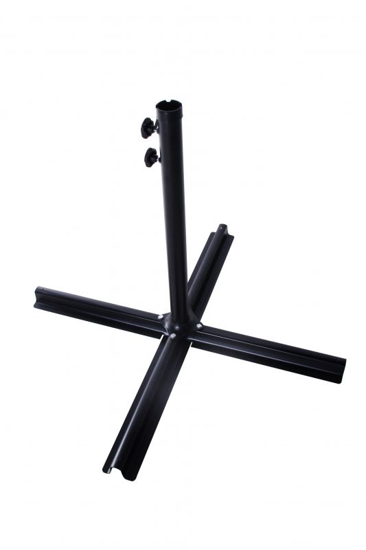 Base para ombrellone suspenso em X Preto - Bel Lazer