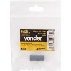 Bastão abrasivo 9,5x9,5x25,4mm g60 p/ microrretífica Vonder