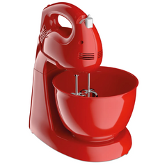 Batedeira Pérola 550 Cristal Duo Turbo VM 500W Britânia Vermelha Com 2 Tigelas 4 Velocidades 220V