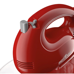 Batedeira Pérola 550 Cristal Duo Turbo VM 500W Britânia Vermelha Com 2 Tigelas 4 Velocidades 220V