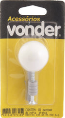 Batente plástico para porta branco com bucha 8mm - Vonder