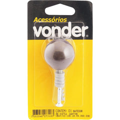 Batente plástico para porta marrom com bucha 8mm - Vonder