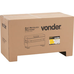 Baú metálico multiuso 1222x620x720mm 700kg bmv480 Vonder