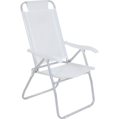 Conjunto Noronha Branco com Mesa 4 Cadeiras e Guarda Sol Bel