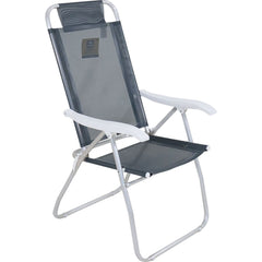 Conjunto Noronha Cinza com Mesa 4 Cadeiras e Guarda Sol Bel
