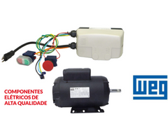 Betoneira 400L Rental Com Motor Gasolina Honda 5,5Hp Gx160 Com Roda Maciça Menegotti