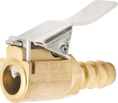 Bico p/ encher pneu c/ presilha espiga 5/16" latão Vonder
