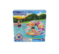 Boia Inflável Circular Piscina Água Mar Praia Geometric W11414 Bel