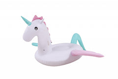 Bóia Inflavel Gigante Unicornio c/ Asas Uso Adulto Bel Lazer