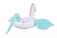Bóia Inflavel Gigante Unicornio c/ Asas Uso Adulto Bel Lazer