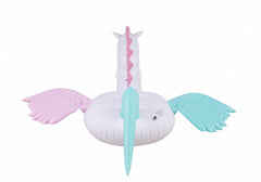 Bóia Inflavel Gigante Unicornio c/ Asas Uso Adulto Bel Lazer