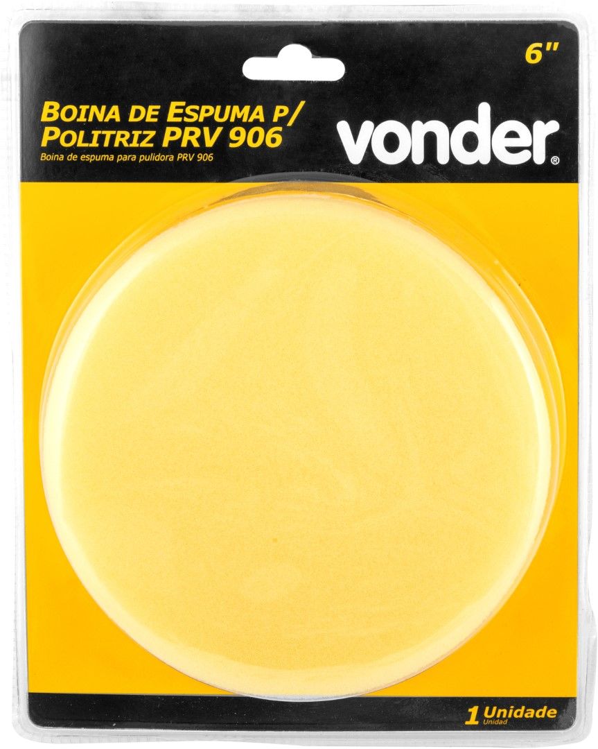 Boina de Espuma 6'' para Politriz Prv 906 Vonder