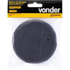Boina Espuma De Lustro 3'' Fixa Fácil Vonder